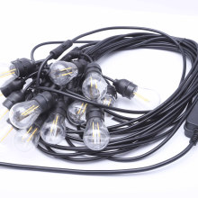 shatterproof S14 light RGBW LED bulbs RF remote wireless LED outdoor string lights